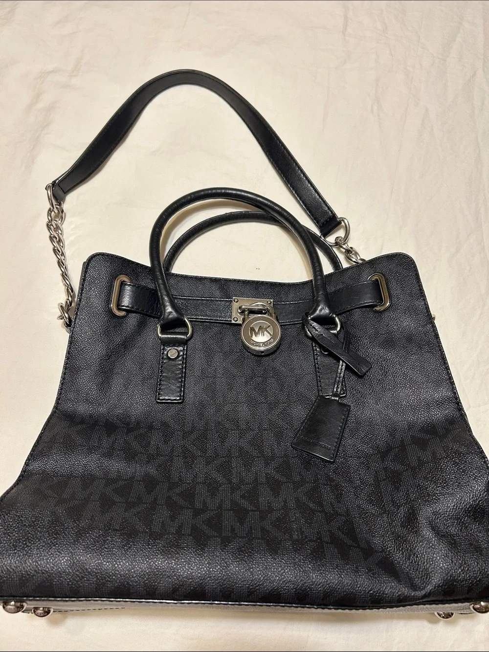 MICHAEL Michael Kors Black Satchel with Gold Hardware - Picture 2 of 13